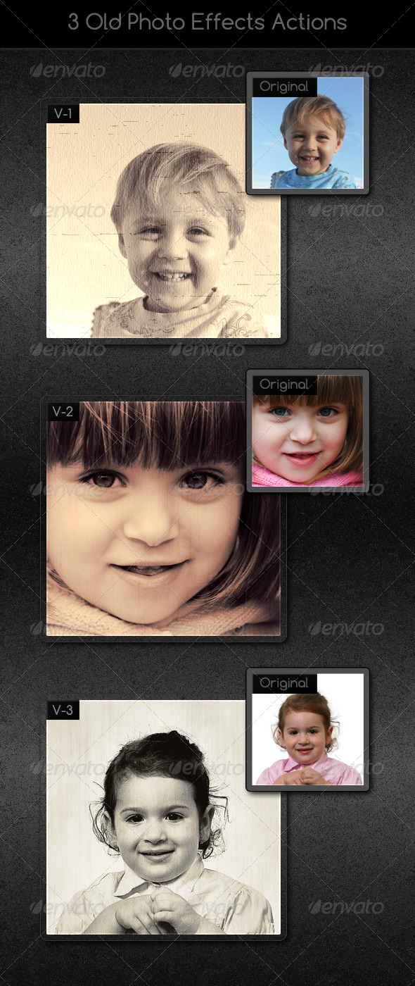 GraphicRiver 3 Old Photo Effects Actions 6794732 GraphicRiver 3 Old Photo Effects Actions 6794732