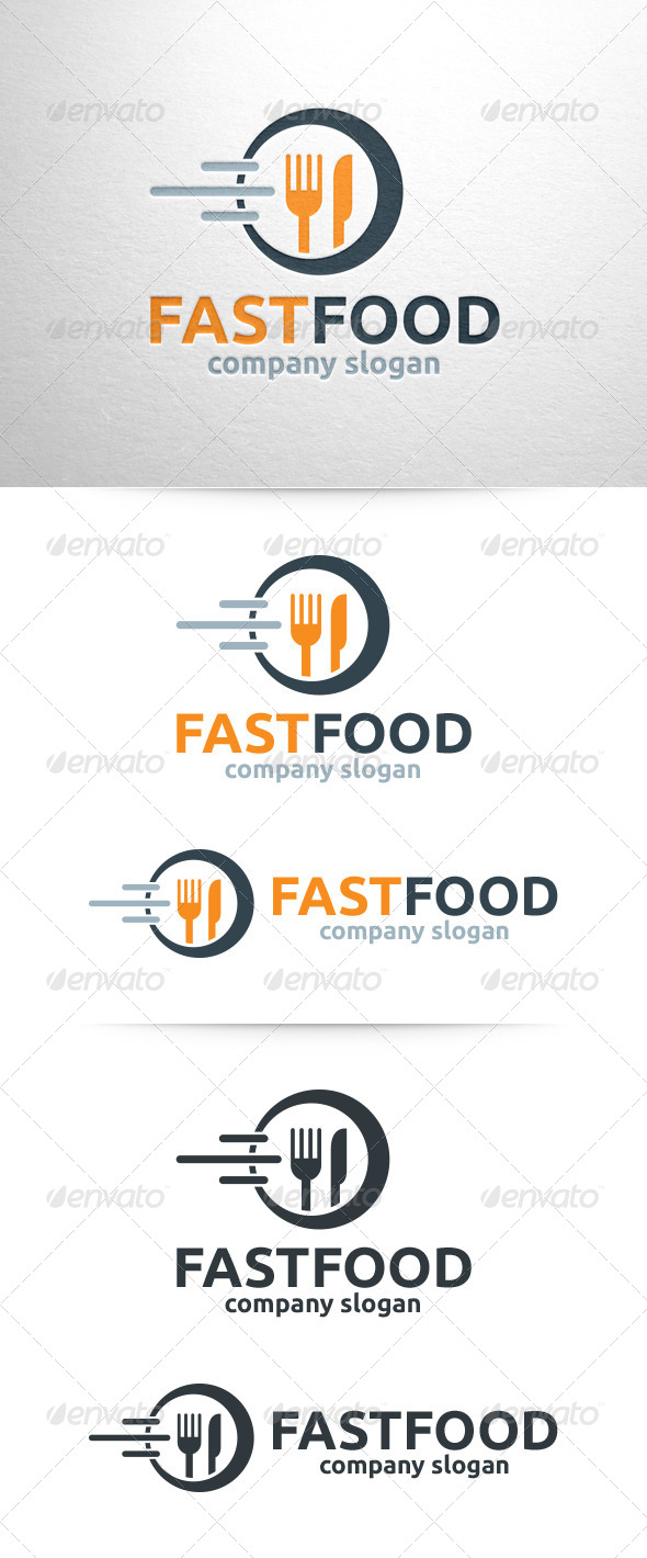 GraphicRiver Fast Food Logo Template 6795485 GraphicRiver Fast Food Logo Template 6795485