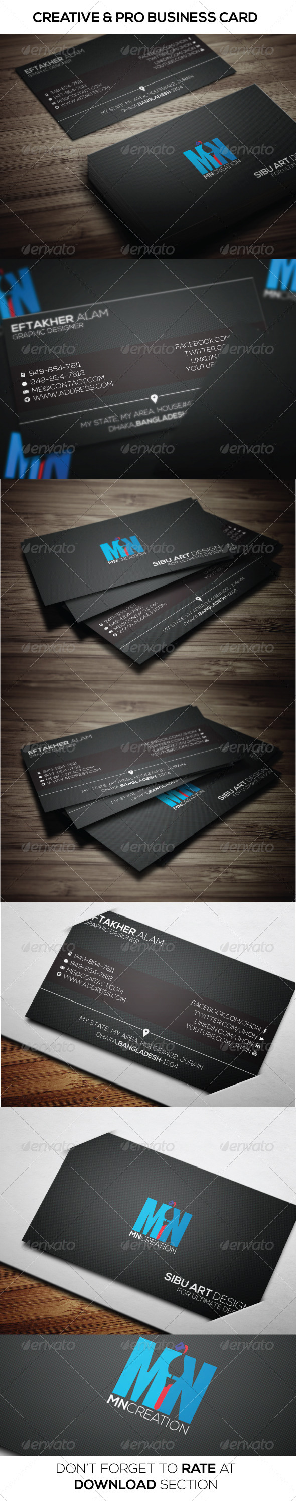 GraphicRiver Creative Pro Business Card 6797156 GraphicRiver Creative Pro Business Card 6797156