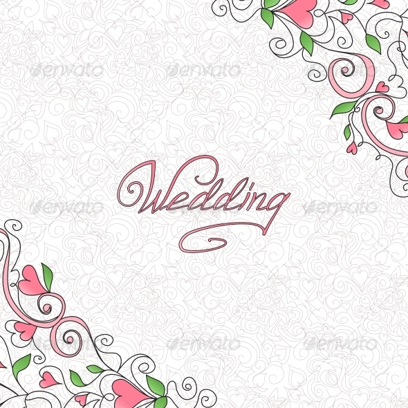 GraphicRiver Wedding Card 6797715 GraphicRiver Wedding Card 6797715