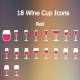 18 Wine Cups Icon