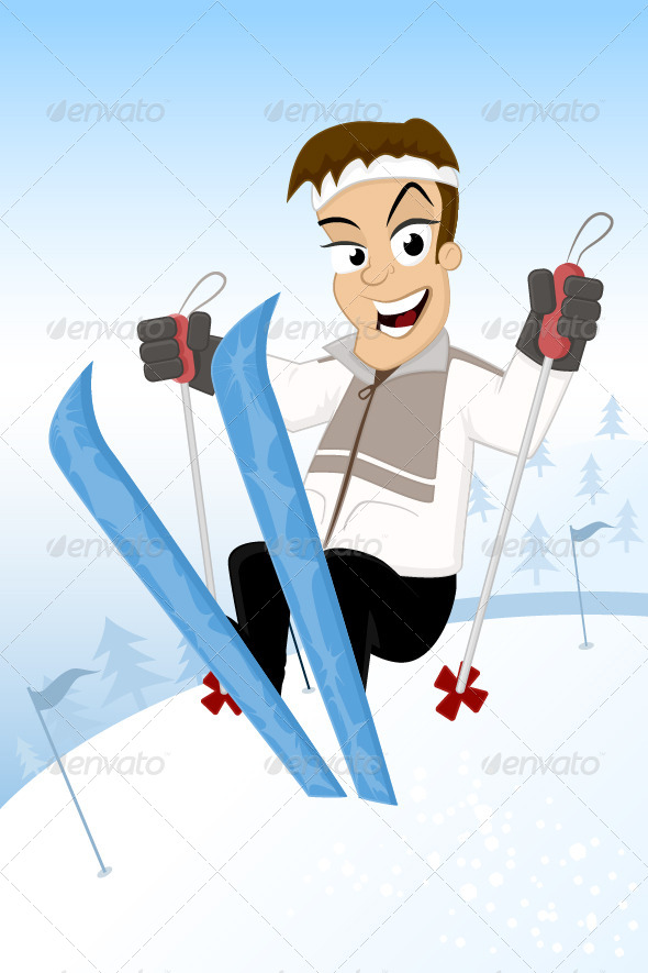 GraphicRiver Ski Jump 6800493 GraphicRiver Ski Jump 6800493