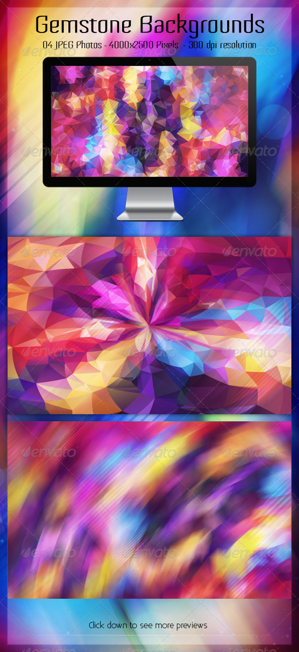 GraphicRiver Gemstone Backgrounds 6805881 GraphicRiver Gemstone Backgrounds 6805881