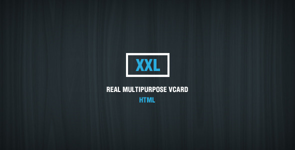 ThemeForest XXL Multipurpose HTML vCard 6806931 ThemeForest XXL Multipurpose HTML vCard 6806931