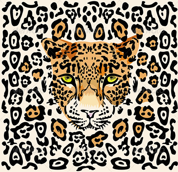 GraphicRiver Pattern with Leopard Muzzle 6807326 GraphicRiver Pattern with Leopard Muzzle 6807326