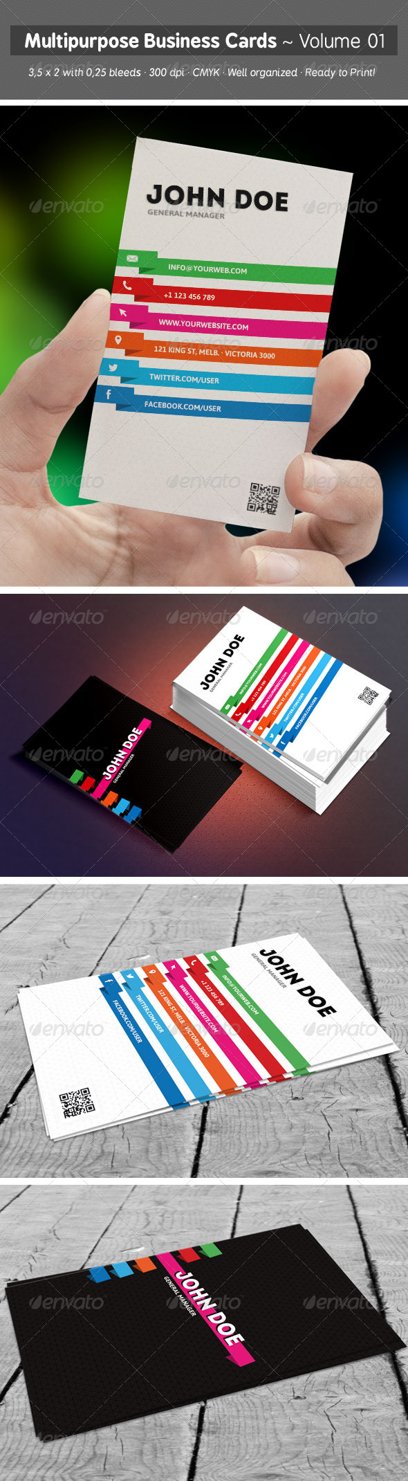 GraphicRiver Multipurpose Business Cards Volume 01 6808803 GraphicRiver Multipurpose Business Cards Volume 01 6808803