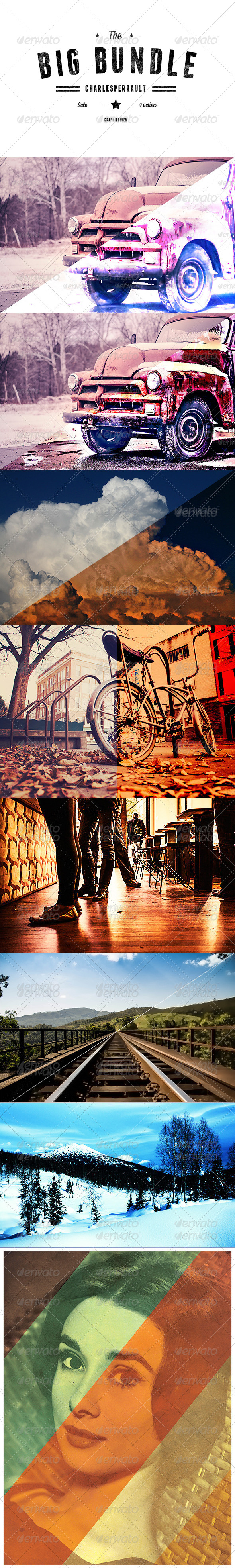 GraphicRiver 9 Actions Bundle 6808723 GraphicRiver 9 Actions Bundle 6808723