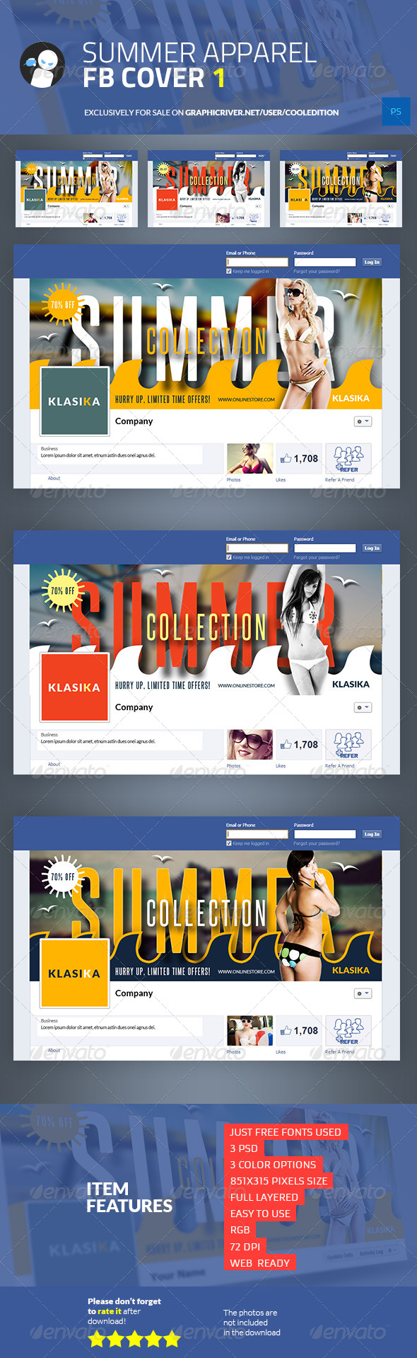 GraphicRiver Summer Apparel Facebook Cover 1 6814304 GraphicRiver Summer Apparel Facebook Cover 1 6814304