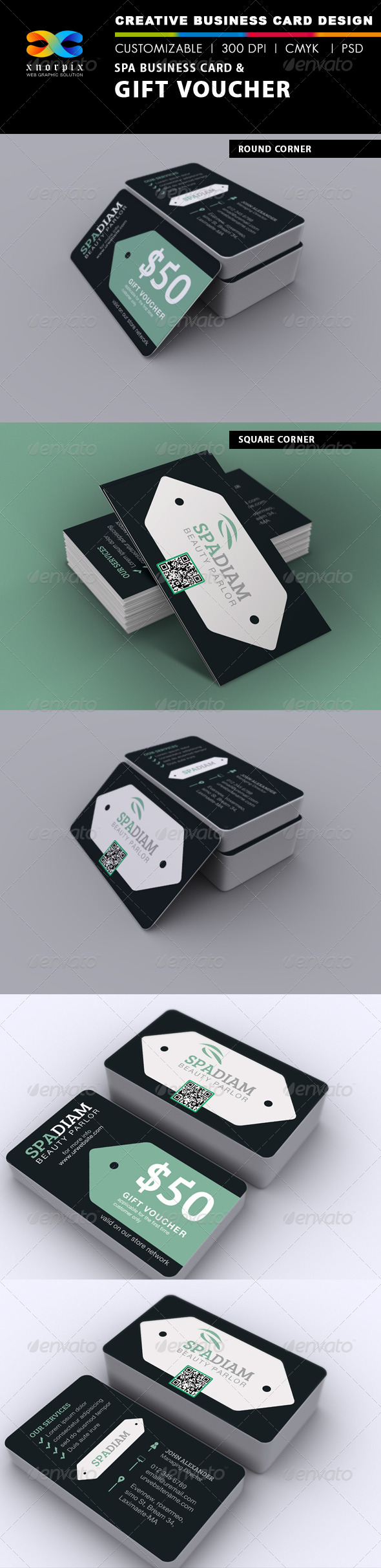 GraphicRiver Spa Business Card 6815757 GraphicRiver Spa Business Card 6815757
