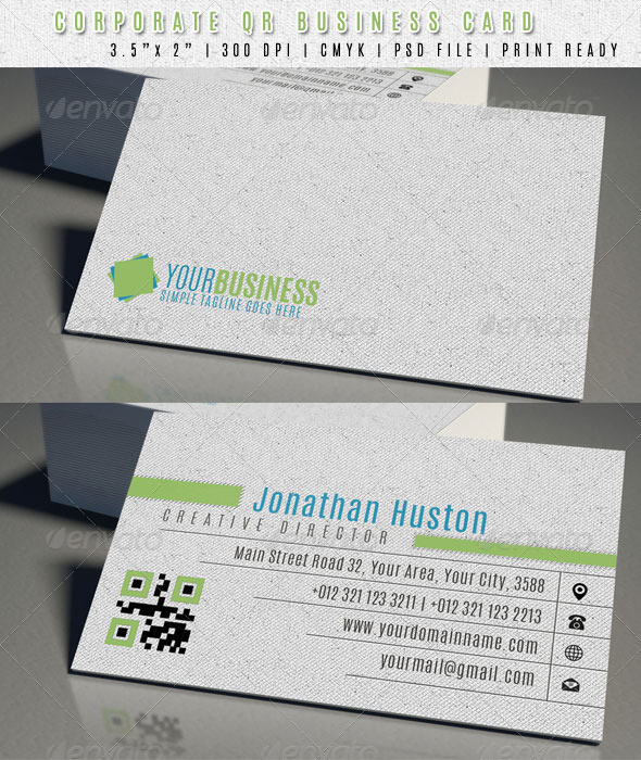 GraphicRiver Creative QR Code Business Card 6818504 GraphicRiver Creative QR Code Business Card 6818504