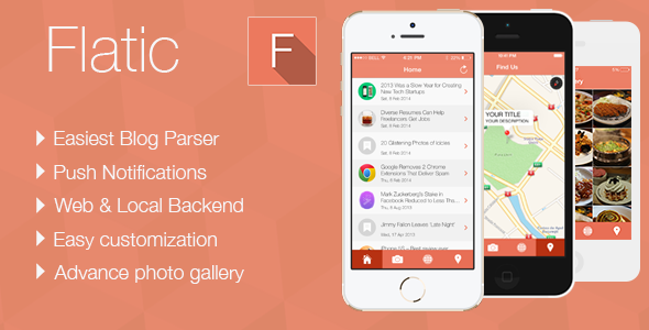 CodeCanyon Flatic Full Flat Blog Reader App 6819393 CodeCanyon Flatic Full Flat Blog Reader App 6819393