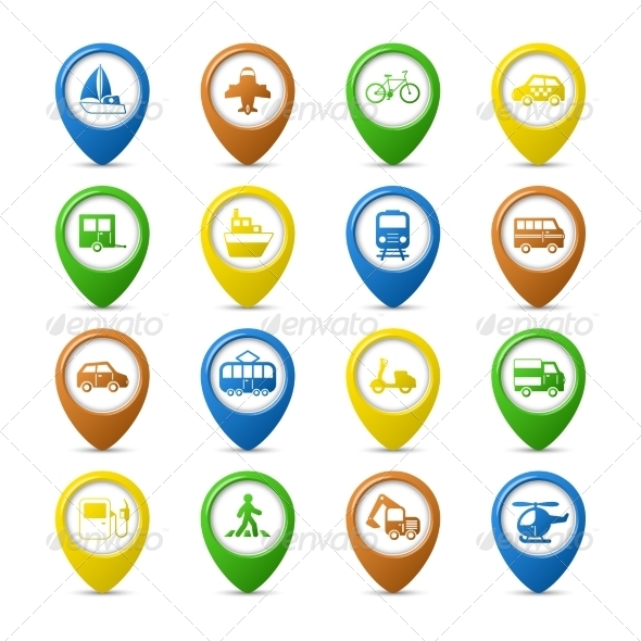 Navigation Pins Set (Travel)