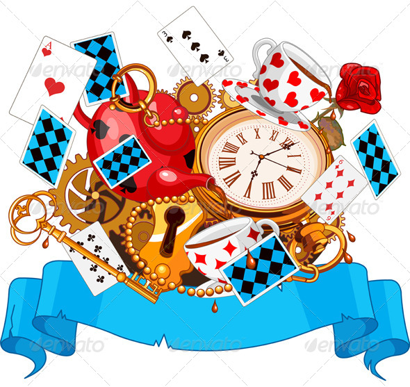 GraphicRiver Alice in Wonderland Design 6822305 GraphicRiver Alice in Wonderland Design 6822305