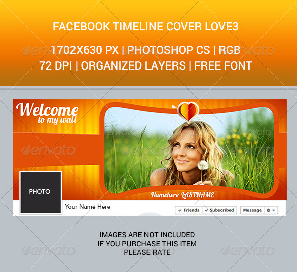 GraphicRiver Facebook Timeline Cover Love3 6826199 GraphicRiver Facebook Timeline Cover Love3 6826199