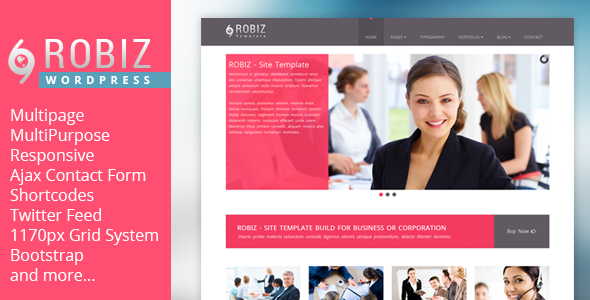 ThemeForest ROBIZ Responsive Multi-Purpose Wordpress Theme 6685997 ThemeForest ROBIZ Responsive Multi-Purpose Wordpress Theme 6685997