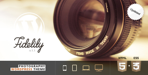 Fidelity - Premium Photography WordPress Theme - Photography Creative