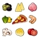 Pizza Icons Set