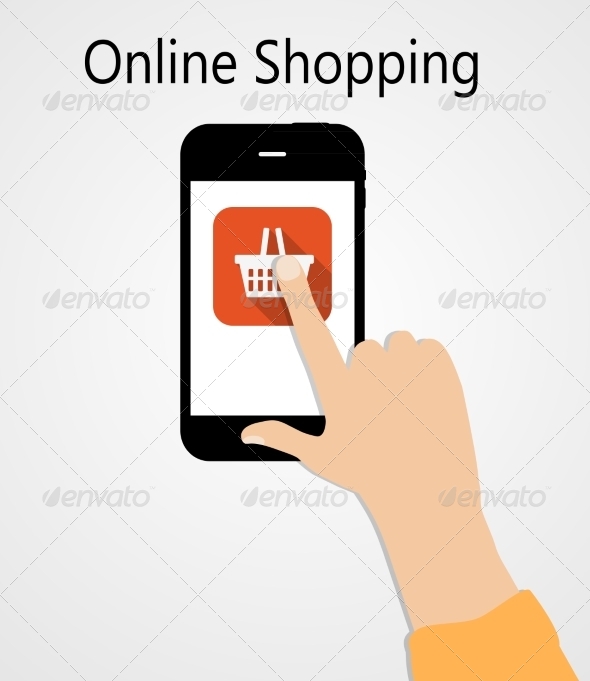 GraphicRiver Online Shopping Flat Concept Illustration 6828800 GraphicRiver Online Shopping Flat Concept Illustration 6828800