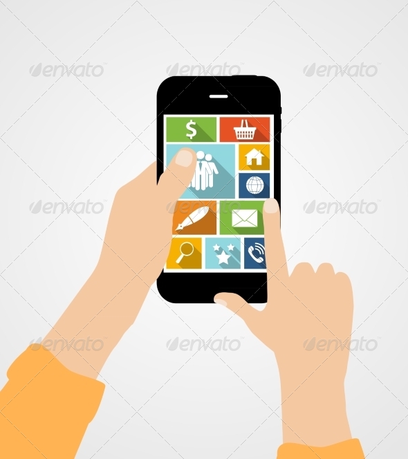 GraphicRiver Using Online Services Concept 6828811 GraphicRiver Using Online Services Concept 6828811