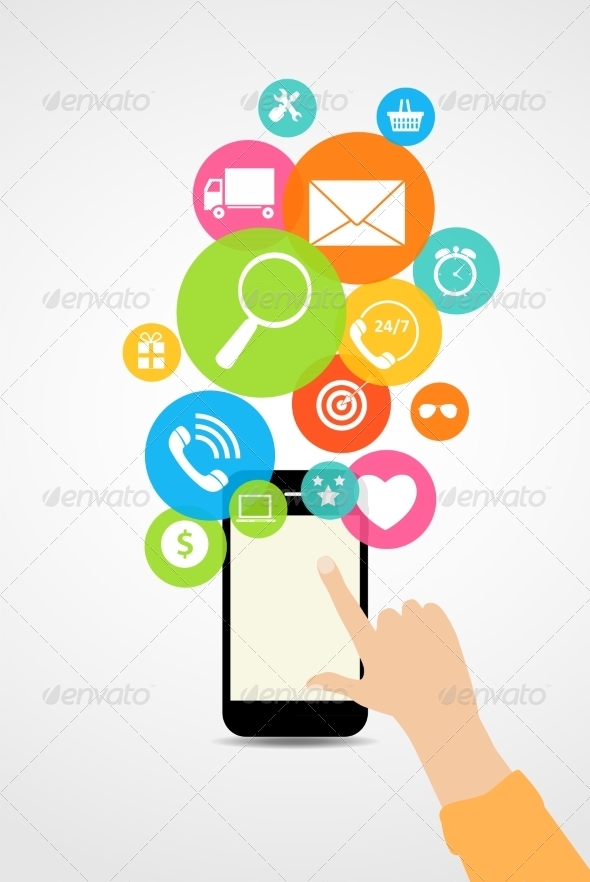 GraphicRiver Business Internet on Different Electronic Devices 6828854 GraphicRiver Business Internet on Different Electronic Devices 6828854