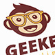 Geek Monkey Logo Geek Monkey Logo - GraphicRiver Item for Sale