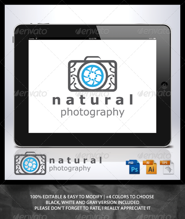 GraphicRiver Natural Photography Logo 6829983 GraphicRiver Natural Photography Logo 6829983