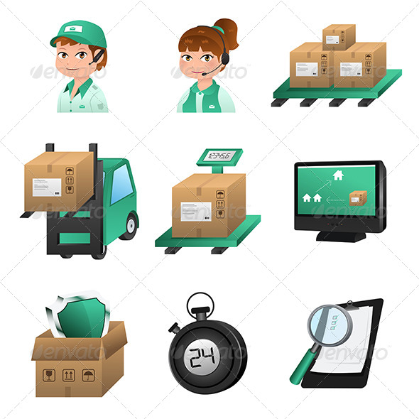 GraphicRiver Logistic Icons 6833418 GraphicRiver Logistic Icons 6833418