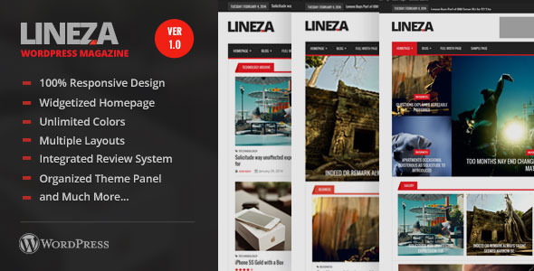 ThemeForest Lineza Modern Responsive Magazine Theme 6798868 ThemeForest Lineza Modern Responsive Magazine Theme 6798868