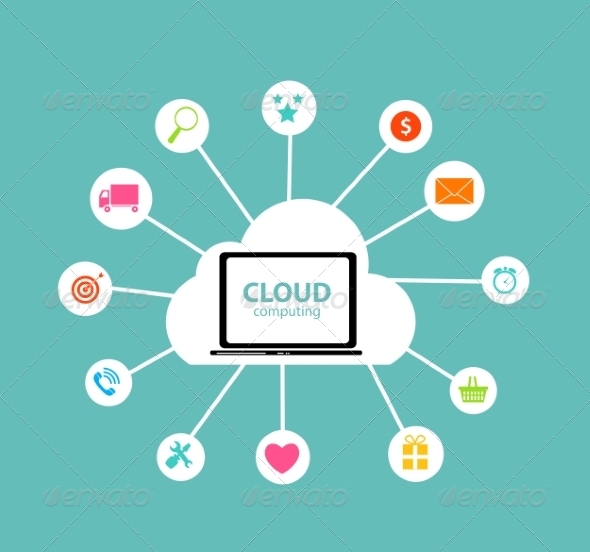 GraphicRiver Cloud Computing Concept on Different Electronic De 6835987 GraphicRiver Cloud Computing Concept on Different Electronic De 6835987