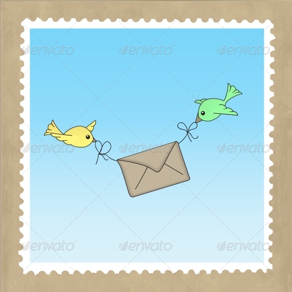 GraphicRiver Birds Delivering Mail 6837091 GraphicRiver Birds Delivering Mail 6837091