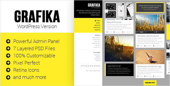 ThemeForest Grafika Full Screen Portfolio & Blog Theme 6821219 ThemeForest Grafika Full Screen Portfolio & Blog Theme 6821219