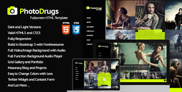 ThemeForest PhotoDrugs Full Video Image Background with Audio 6822724 ThemeForest PhotoDrugs Full Video Image Background with Audio 6822724