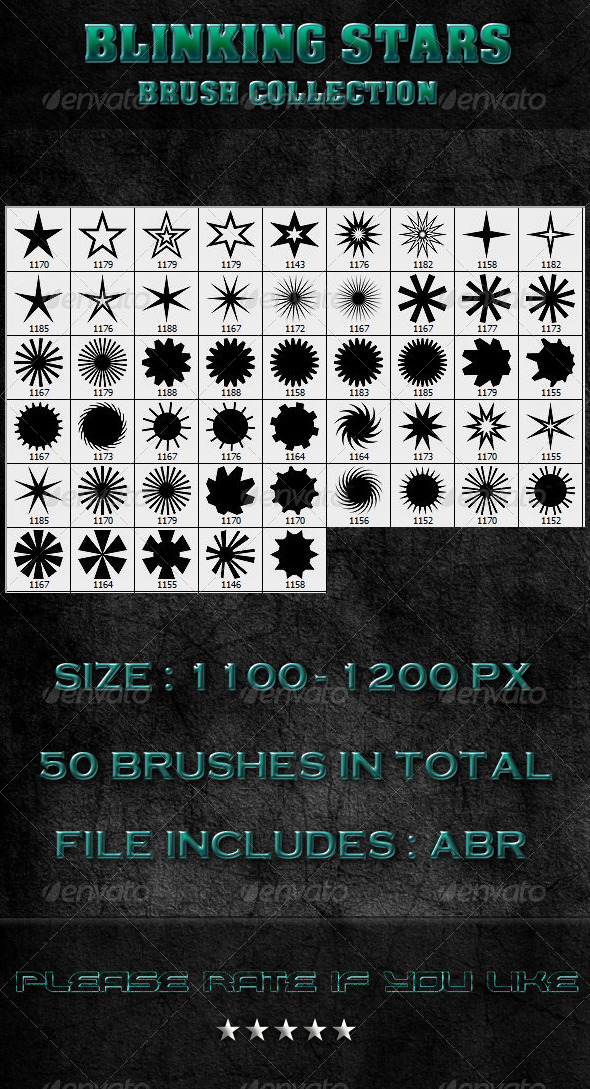 GraphicRiver Blinking Stars Brush Collection 6840049 GraphicRiver Blinking Stars Brush Collection 6840049