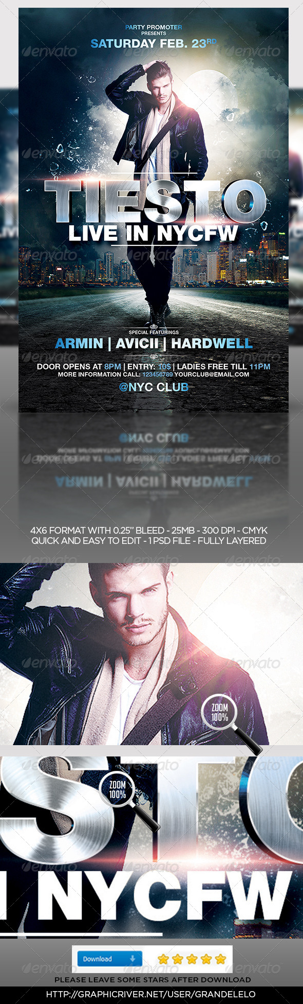 GraphicRiver House Music DJ Flyer Template 6840870 GraphicRiver House Music DJ Flyer Template 6840870