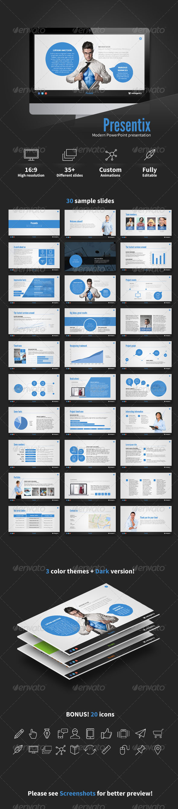 GraphicRiver Presentix PowerPoint presentation 6847709 GraphicRiver Presentix PowerPoint presentation 6847709