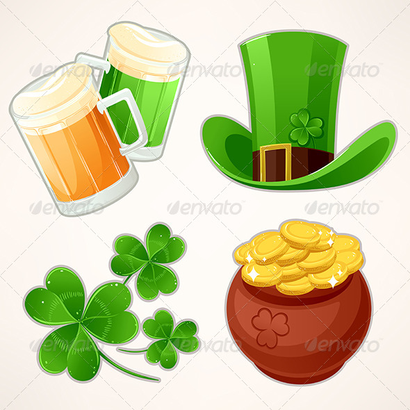 GraphicRiver Icons to St Patrick s Day 6852899 GraphicRiver Icons to St Patrick s Day 6852899