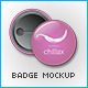 Pin Button Badge Mockup Pin Button Badge Mockup - GraphicRiver Item for Sale