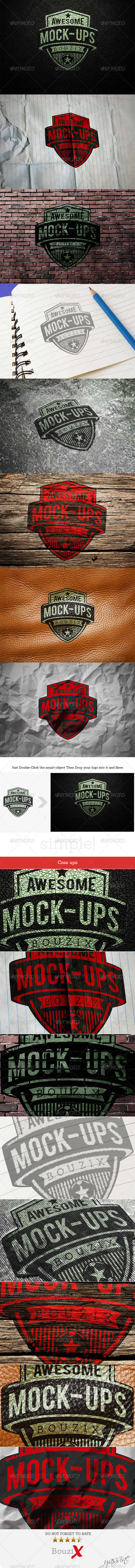 GraphicRiver Photorealistic Logo Mockups V.1 6855523 GraphicRiver Photorealistic Logo Mockups V.1 6855523