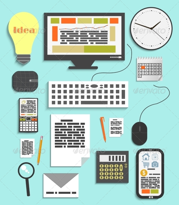 GraphicRiver Office and Business Work Elements 6856554 GraphicRiver Office and Business Work Elements 6856554