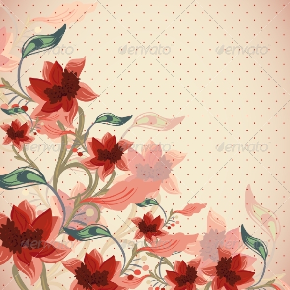 GraphicRiver Floral Background 6856768 GraphicRiver Floral Background 6856768