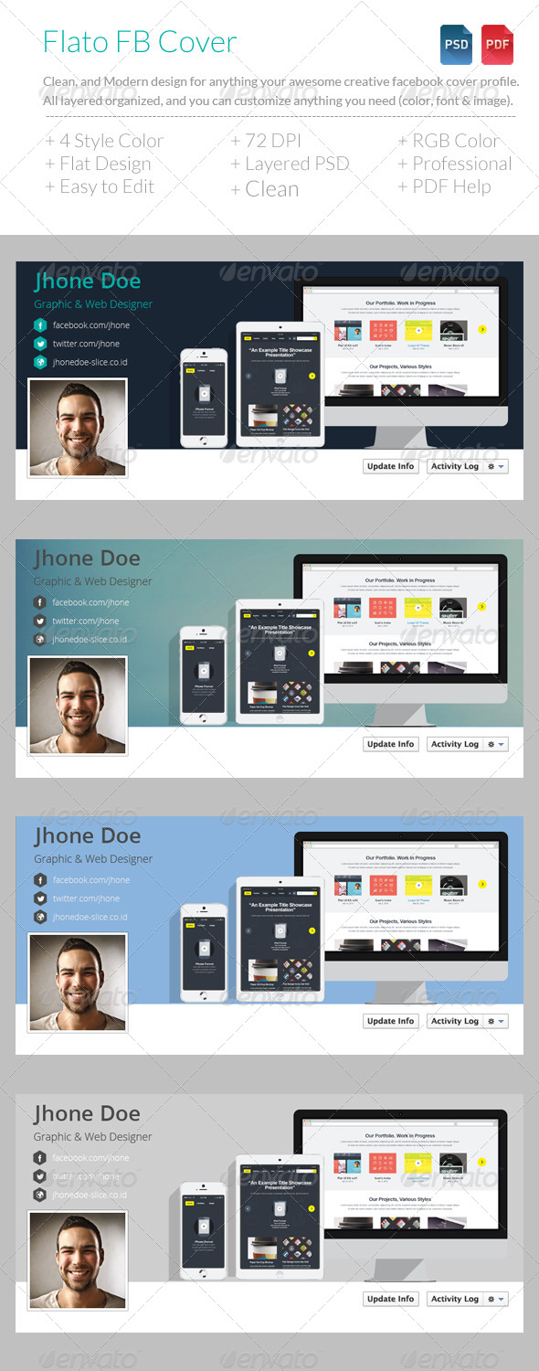 GraphicRiver Flato Creative Facebook Cover 6850893 GraphicRiver Flato Creative Facebook Cover 6850893