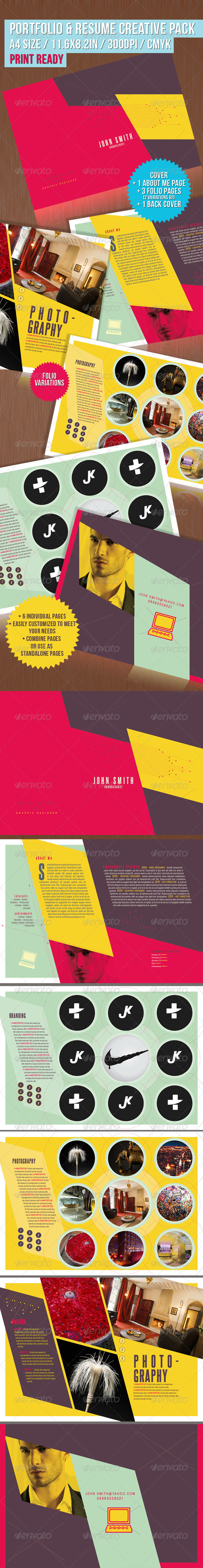 Portfolio & Resume Creative Pack - Portfolio Brochures
