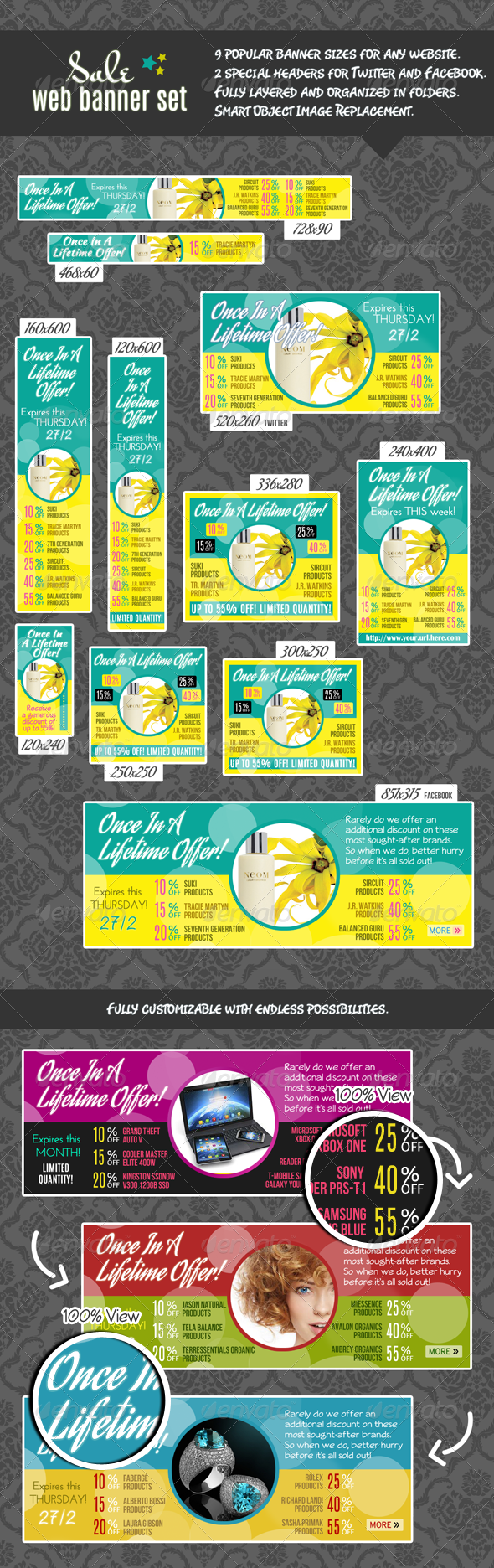 GraphicRiver Sale Web Banner Set 6836132 GraphicRiver Sale Web Banner Set 6836132