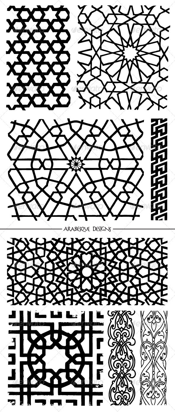 GraphicRiver arabesque design elements 716908 GraphicRiver arabesque design elements 716908