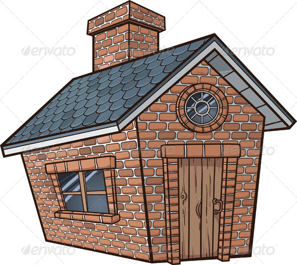 clipart brick house - photo #9