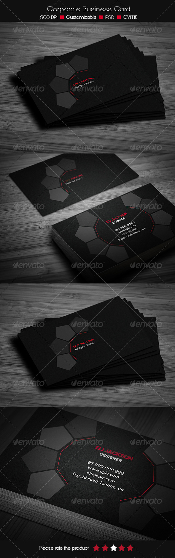 GraphicRiver Corporate Business Card 6860374 GraphicRiver Corporate Business Card 6860374