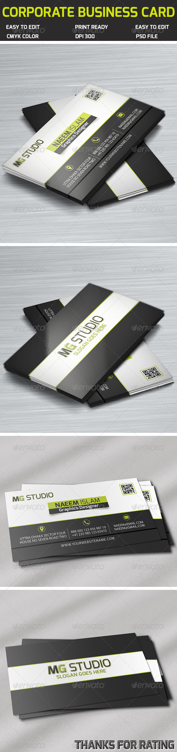 GraphicRiver Corporate Business Card 6863475 GraphicRiver Corporate Business Card 6863475