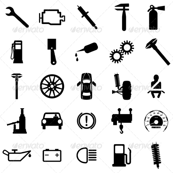 GraphicRiver Collection of Flat Car Icons 6863680 GraphicRiver Collection of Flat Car Icons 6863680