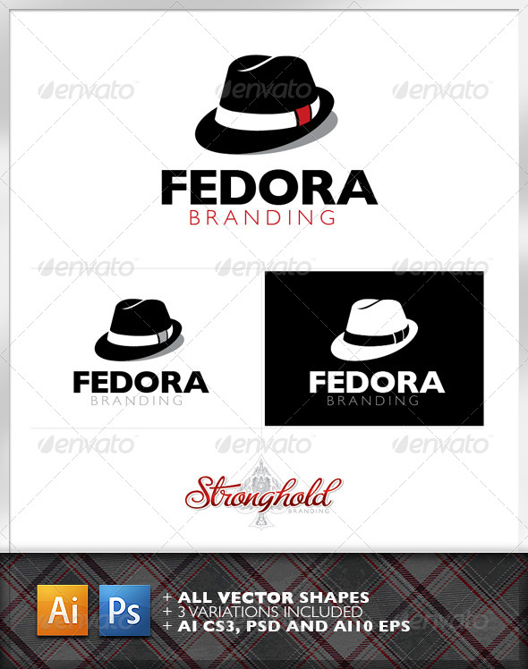 GraphicRiver Fedora Logo Brand Template 6855800 GraphicRiver Fedora Logo Brand Template 6855800