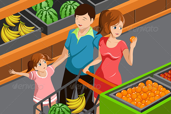 GraphicRiver Family Shopping Grocery 6864951 GraphicRiver Family Shopping Grocery 6864951